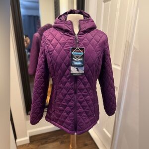 ZeroXposur Ultra Light Purple Puffer Jacket